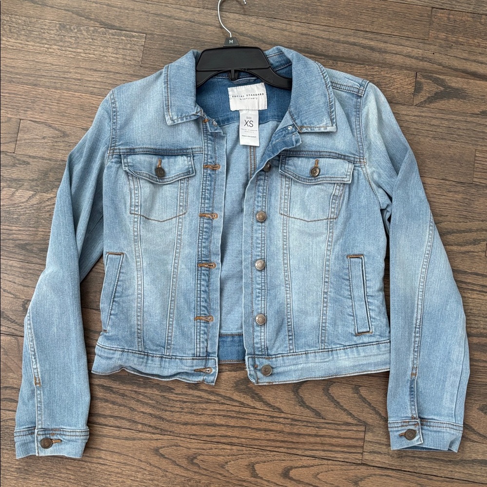 Light Blue Denim Jean Jacket